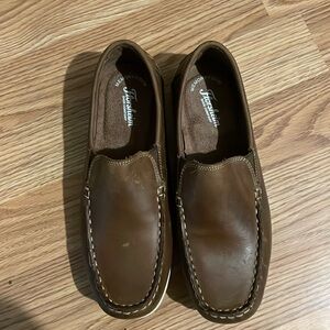 Florsheim kids 5.5 Jasper Venetian Brown leather  dress shoes new in box